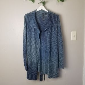 Payton belted wrap cardigan size L